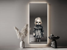 Load image into Gallery viewer, Halloween Spooky Creepy Gothic Scary Dolls Decor, Halloween Wall Decal, Halloween Party Decor, Halloween Mirror Decal, Spooky Decorations