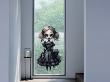 Load image into Gallery viewer, Halloween Spooky Creepy Gothic Scary Dolls Decor, Halloween Window Decal, Halloween Party Decor, Halloween Mirror Decal, Spooky Decorations