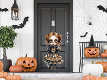 Load image into Gallery viewer, Mirrow Scary Decal, Halloween Scary Wall Decor, Removable Halloween Decal, Halloween Party, Skeletal Wall Decal, Spooky Decorations