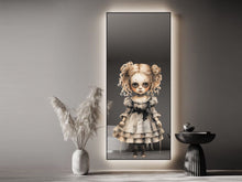 Load image into Gallery viewer, Halloween Gothic Car Decal, Scary Window Decor, Scary Large Doll Decal for Car, Halloween Party Decorations, Halloween Car Sticker