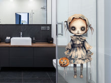 Load image into Gallery viewer, Halloween Spooky Creepy Gothic Scary Dolls Decor, Halloween Wall Decal, Halloween Party Decor