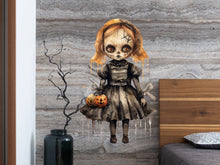 Load image into Gallery viewer, Eerie Elegance Halloween Spooky Decal - Add a Touch of Spookiness to Your Home Decor!
