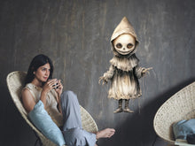 Load image into Gallery viewer, Spook-tacular Creepy Doll Halloween Decal - Perfect for Haunting Decorations!