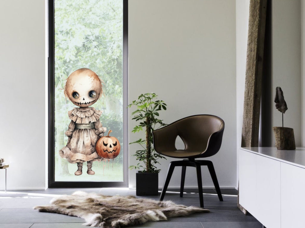 Creep out your space with a Dolls of Horror Halloween Decal - Spooky and Stylish!