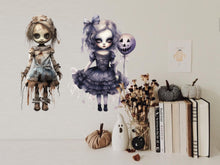 Load image into Gallery viewer, Eerie Horror Halloween Decal - Spine-chilling Vinyl Sticker for your Costume Party
