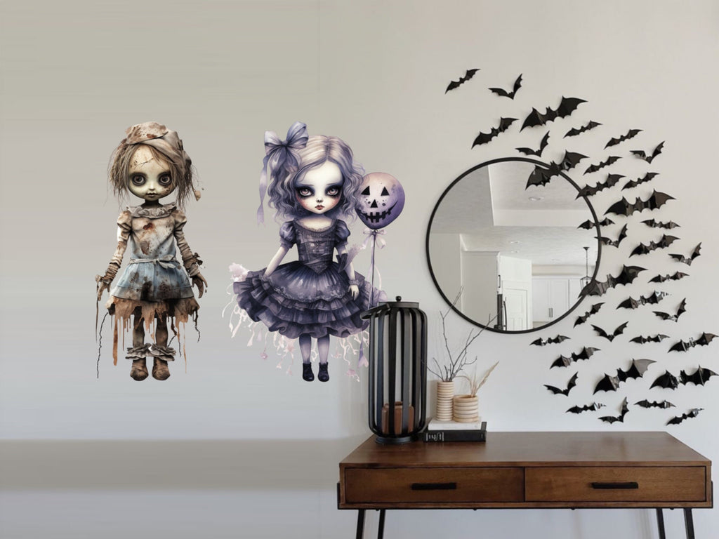 Spooktacular Halloween Party Decor: Creepy Scary Decal