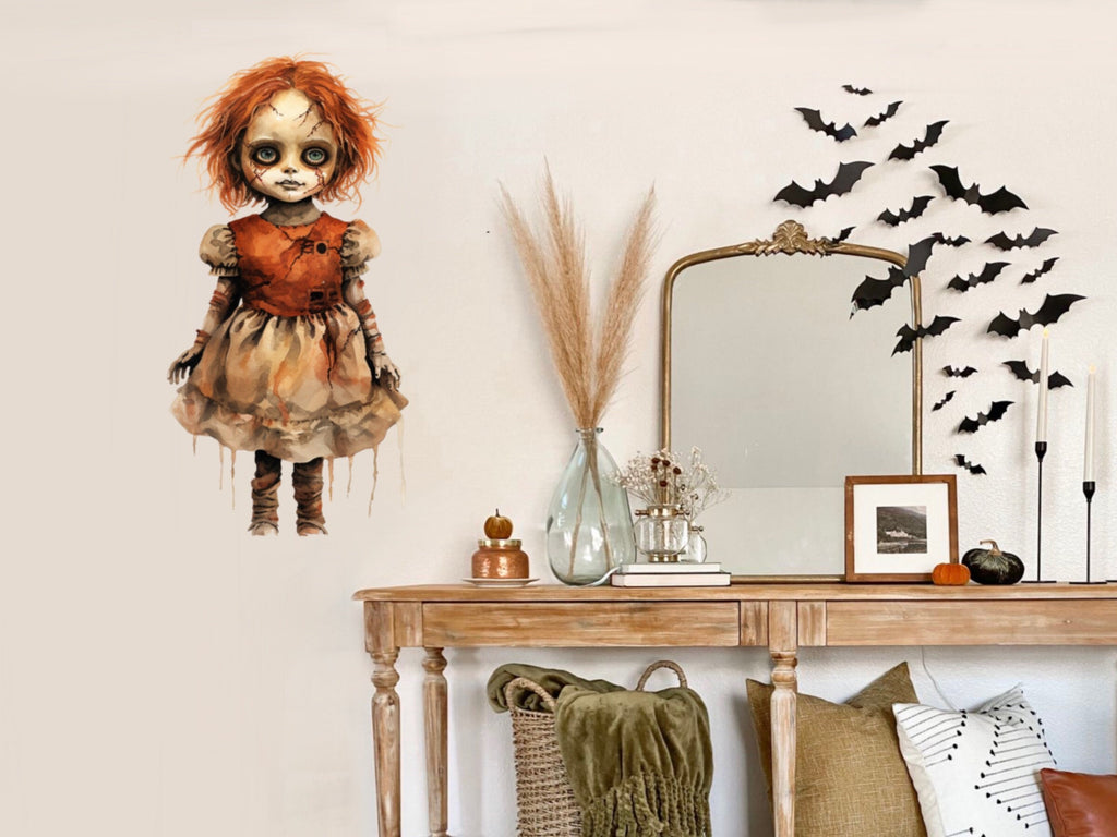 Get Spine-Chilling Decor for Your Halloween Party: Scary Decal Collection