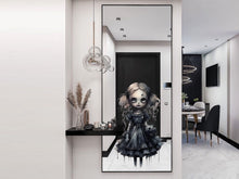 Load image into Gallery viewer, Halloween Spooky Creepy Gothic Scary Dolls Decor, Halloween Window Decal, Halloween Party Decor, Halloween Mirror Decal, Spooky Decorations