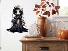 Load image into Gallery viewer, Scary Halloween Decorations, Scary Dolls, Scary Face Stickers, Spooky Car Decor, , Spooky Wall Decor, Halloween Poster, Spooky Party Decor
