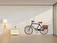Load image into Gallery viewer, Bicycle wall decal, Bicycle wall art vinyl, Vintage bicycle decor, Retro wall art decal, living room wall decoration, cyclist gifts 008LU