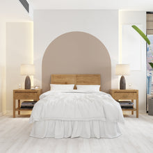 Load image into Gallery viewer, Boho Wall Decal, Bed Arch Sticker, Hedboard Wall Decal, Arch Wall Decal, Arch Wall Decal Sticker, Wall Decal, Super King Bed Arch 014LU