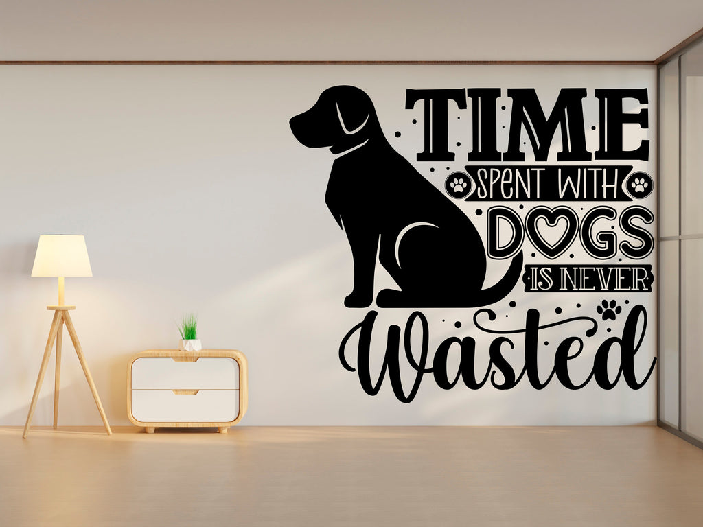 Dog wall decal Dog decor Dog kids Dog wall art Decal Dog Lover Gifts Animals Dog Quotes wall decal Dog Wall Pet Decals Stickers Vinyl 016LU