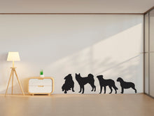 Load image into Gallery viewer, Dog wall decal Dog decor Dog kids Dog wall art Decal Dog Lover Animals Pet wall decal Dog Themed Wall decor Wall Decals Stickers Vinyl 020LU