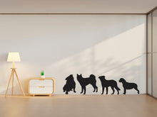 Load image into Gallery viewer, Dog wall decal Dog decor Dog kids Dog wall art Decal Dog Lover Animals Pet wall decal Dog Themed Wall decor Wall Decals Stickers Vinyl 020LU