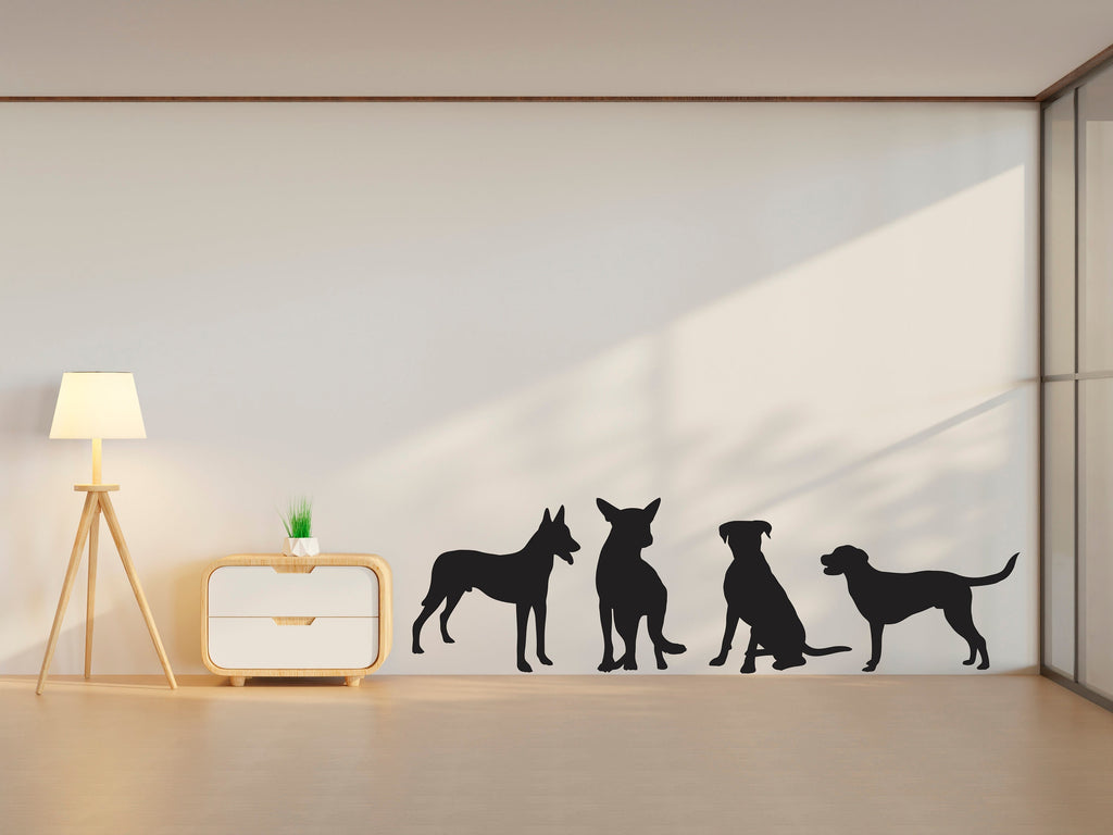 Dog wall decal Dog decor Dog kids Dog wall art Decal Dog Lover Animals Pet wall decal Dog Themed Wall decor Wall Decals Stickers Vinyl 019LU
