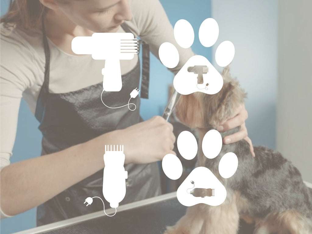 Grooming salon decor, groomer decal, pets animal wall decals, veterinary clinic decor, gift for groomer, groom salon decor, groomer lover