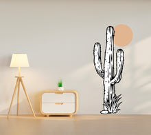 Load image into Gallery viewer, Cactus wall decal, Desert Wall Vinyl Sticker Decal, Cactus Desert Wall Decoration-Floral Leaves Wall Decal, Wall Decor 025RS