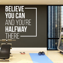 Load image into Gallery viewer, Gym Wall Decals Fitness Wall Art Decor Crossfit Wall Decal Crossfit Gifts Home Gym Wall Sticker Motivational Quote Wall Decal 039LU