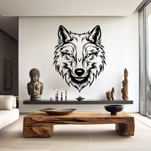 Load image into Gallery viewer, Wolf Wall Decal, Wolf Wall Art, Wolf Room Wall Decor Wolf Room Wall Sticker Wolf Wall Decor Animals Stickers 036RS