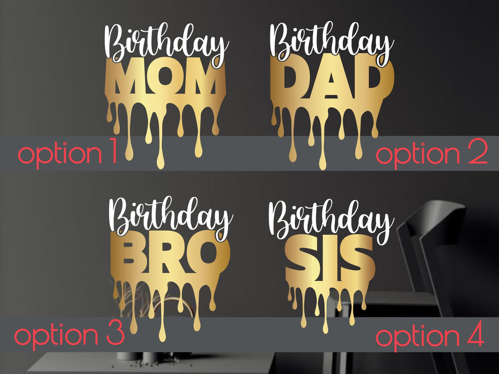Birthday decor, birthday party sign, happy birthday sign, gift for mom, birthday wall decor, birthday dad, birthday mom, birthday sys, bro