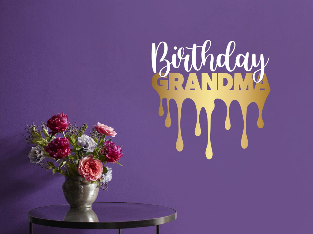 Birthday party sign, happy birthday sign, birthday decor, gift for mom, birthday wall decor, birthday dad, mom, birthday grandma, grandpa