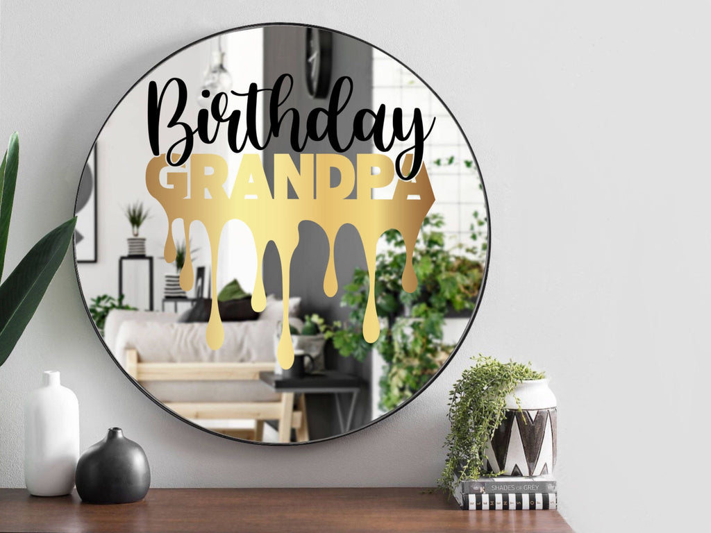 Birthday party sign, happy birthday sign, birthday decor, gift for mom, birthday wall decor, birthday dad, mom, birthday grandma, grandpa