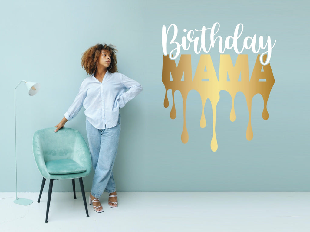 Birthday party sign, happy birthday sign, birthday decor, gift for mom, birthday wall decor, birthday dad, mom, birthday grandma, grandpa