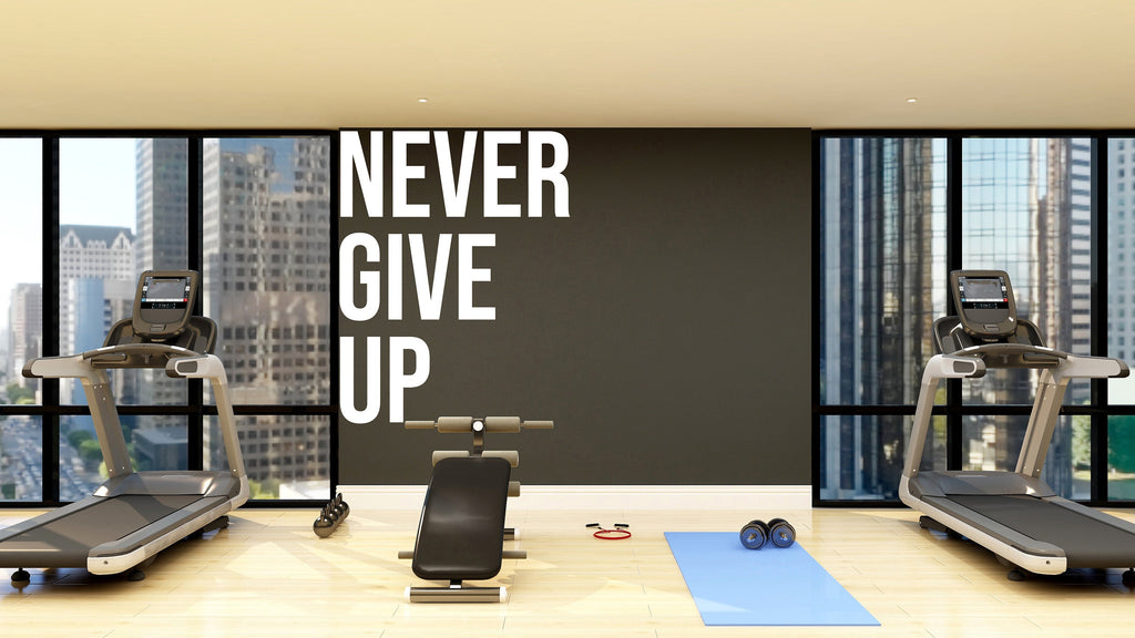 Gym Wall Decals Fitness Wall Art Decor Crossfit Wall Decal Crossfit Gifts Home Gym Wall Sticker Motivational Quote Wall Decal 059LU