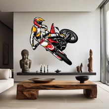 Load image into Gallery viewer, Motocross Wall Decal Dirt Bike Rider Wall Sticker Motorcycle Wall Decor Wall Stickers Nursery Bedroom Decor 037RS