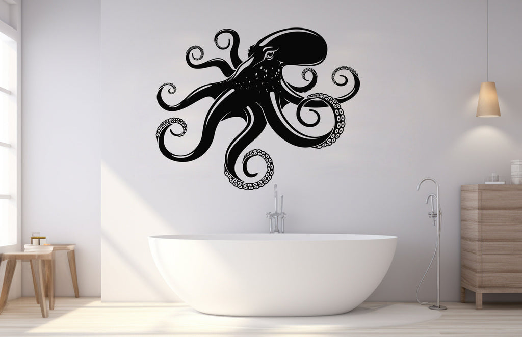 Octopus Wall Decor, Octopus Wall Decals, Tentacles Wall Art, Stickers Bedroom Octopus Wall Vinyl Tentacles Nursery Wall Decals Art 003RS