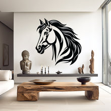 Load image into Gallery viewer, Horse Wall Decor, Horse Wall Decals, Horse Lover Wall Art, Stickers Bedroom Animal Wall Vinyl Horse Nursery Wall Decals Art 001RS