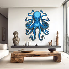 Load image into Gallery viewer, Octopus Wall Decor, Octopus Wall Decals, Tentacles Wall Art, Stickers Bedroom Octopus Wall Vinyl Tentacles Nursery Wall Decals Art 004RS