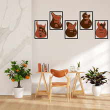Load image into Gallery viewer, Guitar wall decal, Guitar wall sticker, Guitar wall art, Music gifts wall art, Music stylish decoration, Music studio wall vinyl decor 011LU