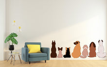 Load image into Gallery viewer, Dog wall decal Dog decor Dog kids Dog wall art Decal Dog Lover Animals Pet wall decal Dog Themed Wall decor Wall Decals Stickers Vinyl 013LU