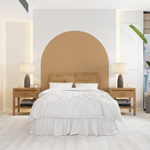 Load image into Gallery viewer, Boho Wall Decal, Bed Arch Sticker, Hedboard Wall Decal, Arch Wall Decal, Arch Wall Decal Sticker, Wall Decal, Super King Bed Arch 014LU