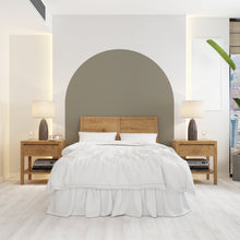 Load image into Gallery viewer, Boho Wall Decal, Bed Arch Sticker, Hedboard Wall Decal, Arch Wall Decal, Arch Wall Decal Sticker, Wall Decal, Super King Bed Arch 014LU