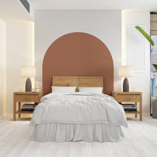 Load image into Gallery viewer, Boho Wall Decal, Bed Arch Sticker, Hedboard Wall Decal, Arch Wall Decal, Arch Wall Decal Sticker, Wall Decal, Super King Bed Arch 014LU
