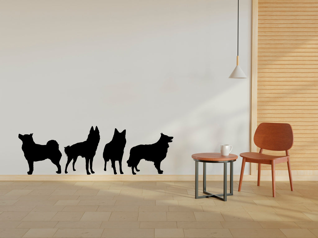 Dog wall decal Dog decor Dog kids Dog wall art Decal Dog Lover Animals Pet wall decal Dog Themed Wall decor Wall Decals Stickers Vinyl 017LU