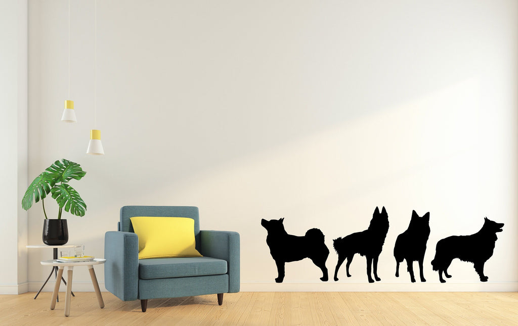 Dog wall decal Dog decor Dog kids Dog wall art Decal Dog Lover Animals Pet wall decal Dog Themed Wall decor Wall Decals Stickers Vinyl 017LU
