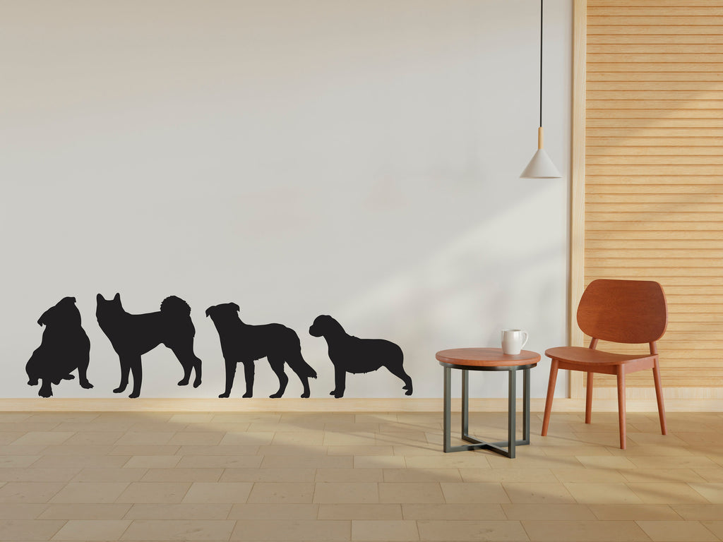 Dog wall decal Dog decor Dog kids Dog wall art Decal Dog Lover Animals Pet wall decal Dog Themed Wall decor Wall Decals Stickers Vinyl 020LU