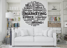 Load image into Gallery viewer, Marketing Wall Decal, Marketing Office Wall Decal, Marketing Office Wall Decor, Office Decals, Office Wall Art, Office Art 010RS