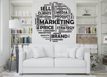 Load image into Gallery viewer, Marketing Wall Decal, Marketing Office Wall Decal, Marketing Office Wall Decor, Office Decals, Office Wall Art, Office Art 010RS