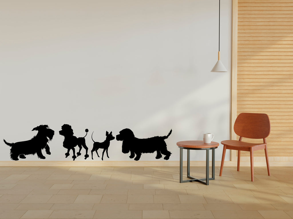 Dog wall decal Dog decor Dog kids Dog wall art Decal Dog Lover Animals Pet wall decal Dog Themed Wall decor Wall Decals Stickers Vinyl 022LU