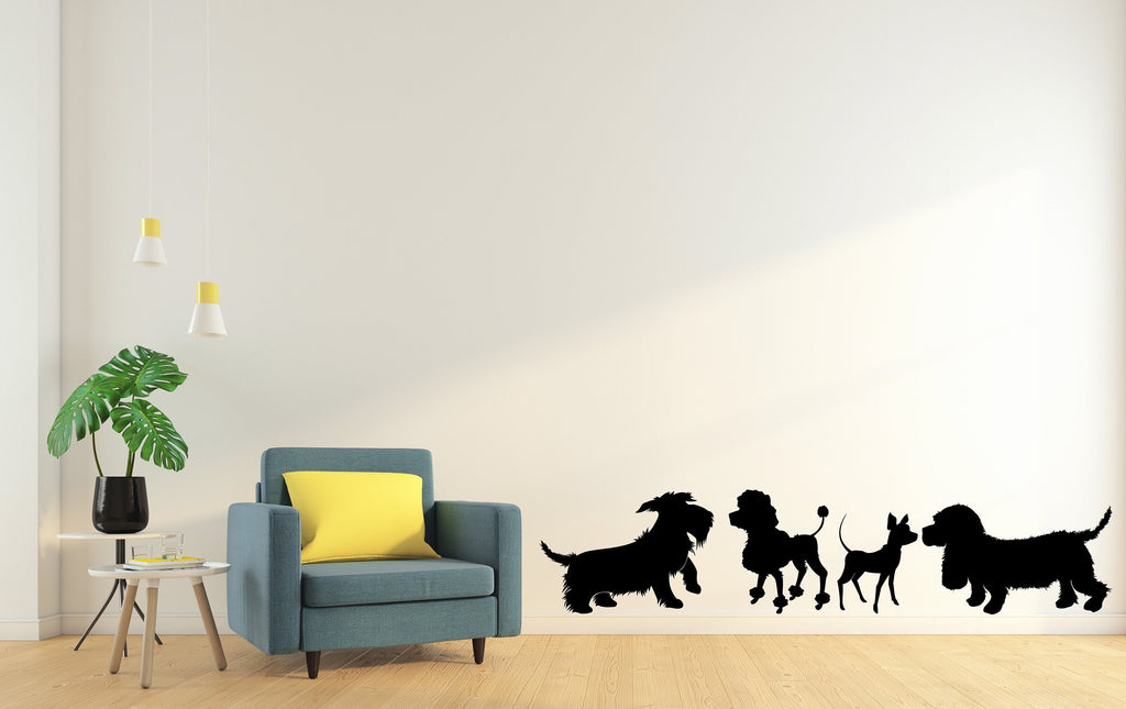 Dog wall decal Dog decor Dog kids Dog wall art Decal Dog Lover Animals Pet wall decal Dog Themed Wall decor Wall Decals Stickers Vinyl 022LU