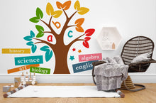 Load image into Gallery viewer, Library Tree School Wall Art Decals, Library Wall Decal, Education Decals, Kids Room, Reading Room, Nurseries, Kids Gifts, Dorm Room 104LU