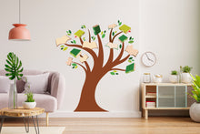 Load image into Gallery viewer, Library Tree Wall Art Decals, Library Wall Decal, Education Decals, Kids Room, Reading room, Nurseries, School, Kids Gifts, Dorm Room 106LU