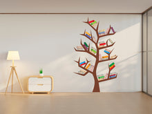 Load image into Gallery viewer, Library Tree Wall Art Decals, Library Wall Decal, Education Decals, Kids Room, Reading room, Nurseries, School, Kids Gifts, Dorm Room 107LU