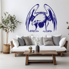 Load image into Gallery viewer, Eagle Wall Decor, Bald Eagle Wall Decals, Eagle Wall Art, Stickers Bedroom Eagle Wall Vinyl Eagle Nursery Wall Decals Art 030RS
