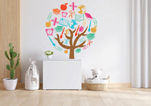 Load image into Gallery viewer, Library Tree School Wall Art Decals, Library Wall Decal, Education Decals, Kids Room, Reading Room, Nurseries, Kids Gifts, Dorm Room 111LU