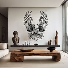 Load image into Gallery viewer, Eagle Wall Decor, Bald Eagle Wall Decals, Eagle Wall Art, Stickers Bedroom Eagle Wall Vinyl Eagle Nursery Wall Decals Art 030RS